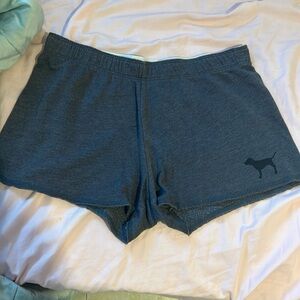 Dark Grey Victorias Secret Pink cloth shorts